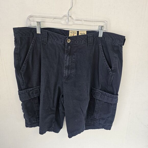 Redhead Men Cargo Utility Shorts Size 38 Navy Work Hiking Athleisure Casual L194 - Picture 1 of 9
